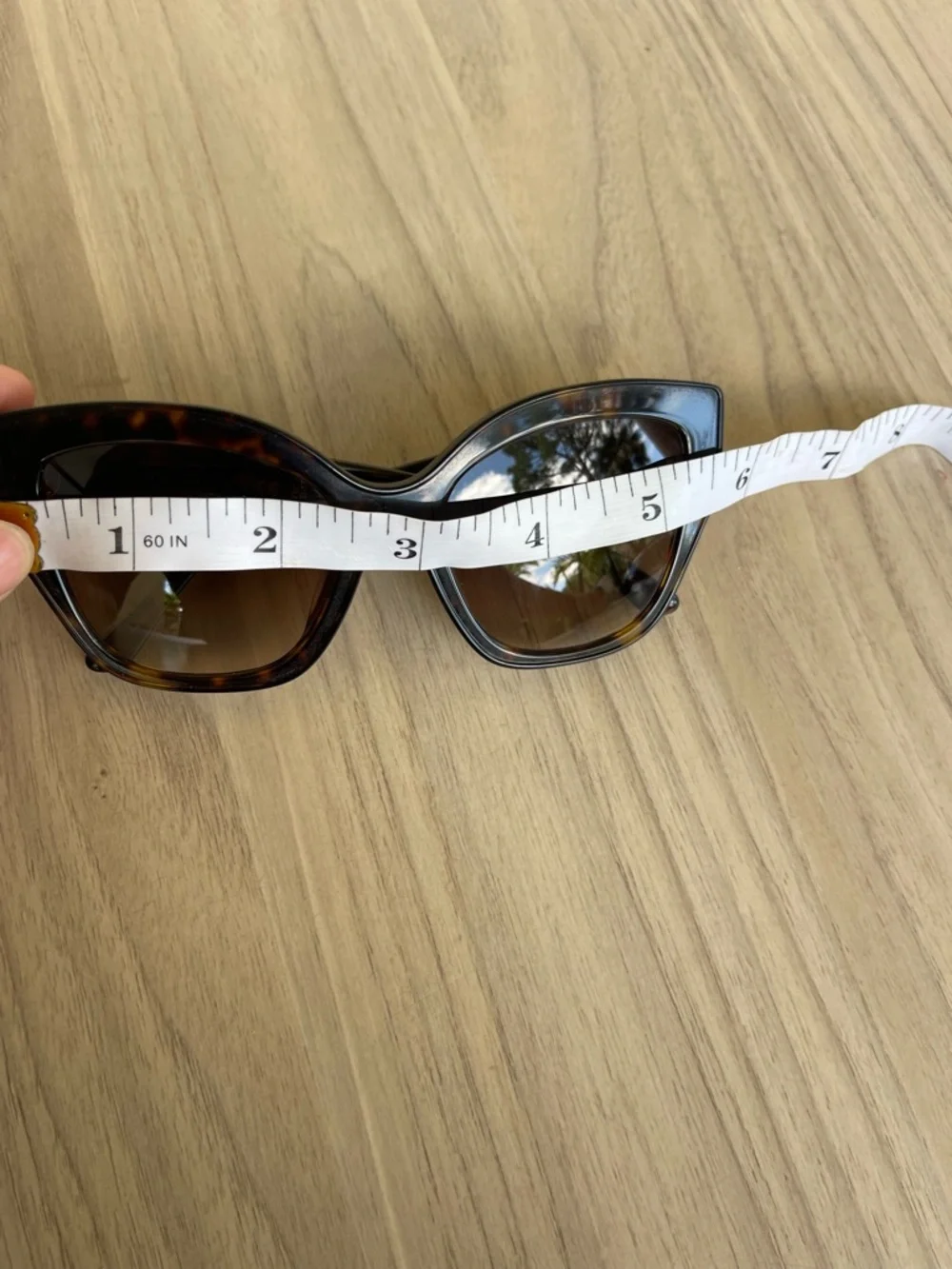 Tory Burch Tortoiseshell Cat-Eye Sunglasses with Brown Gradient Lenses